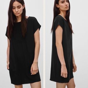 NWOT Aritzia Wilfred Suede Nori Shirt Dress
